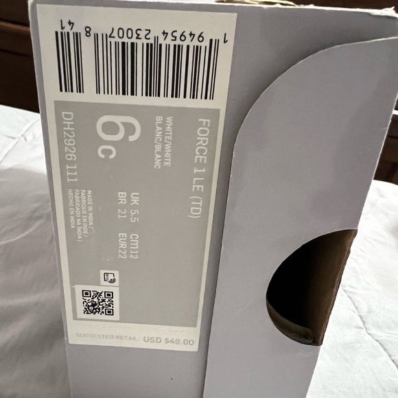 Air Force 1 TD size 6c - Picture 3 of 5